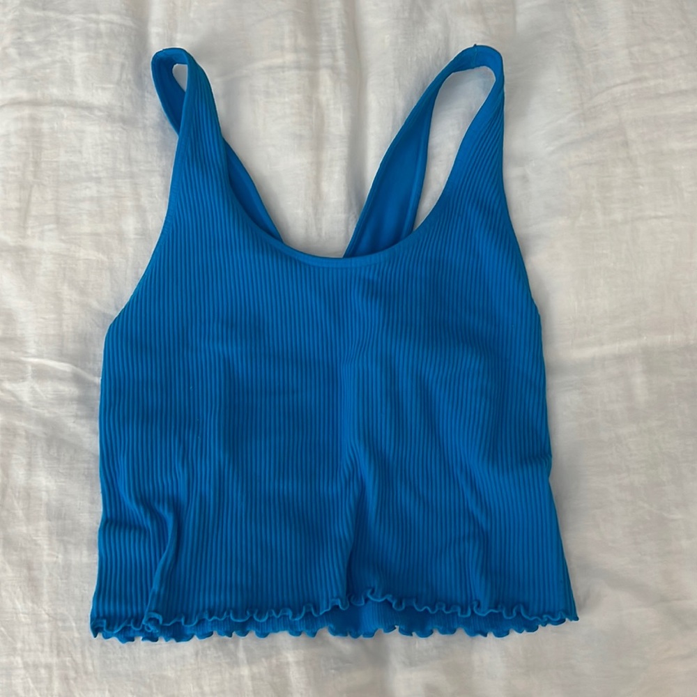 BLUE SPIRITUAL GANGSTER AMOR TOP
